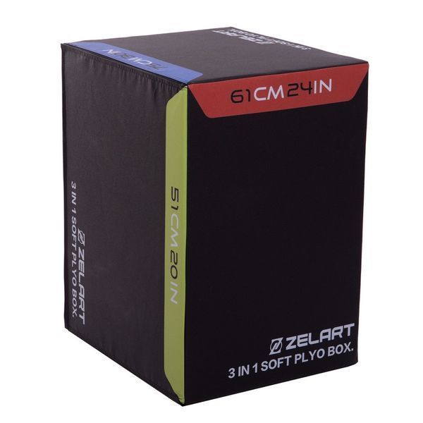 Пліометричний бокс (тумба для кросфіту) Zelart FI-3633 Plyobox 75-61-51см FI-3633 фото