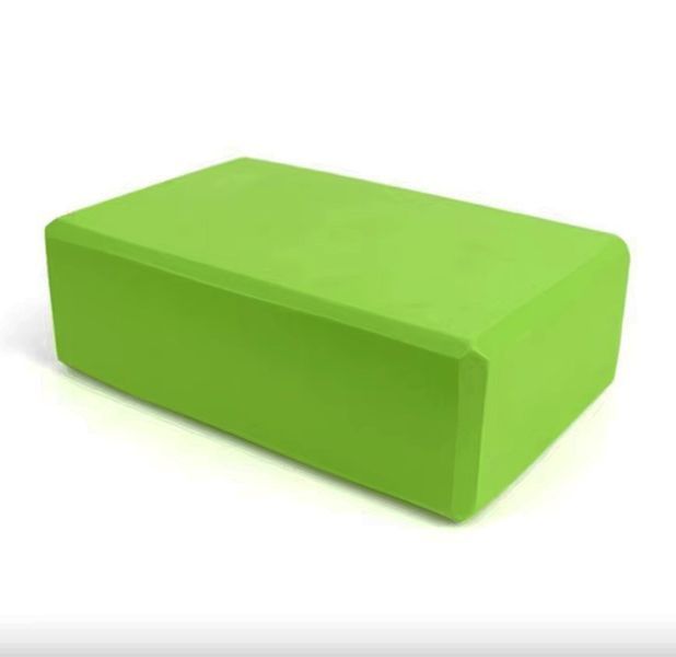 Блок для йоги Generation Fitness FF22E1 green (зелений) FF22E1 green фото