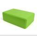 Блок для йоги Generation Fitness FF22E1 green (зелений) FF22E1 green фото 7