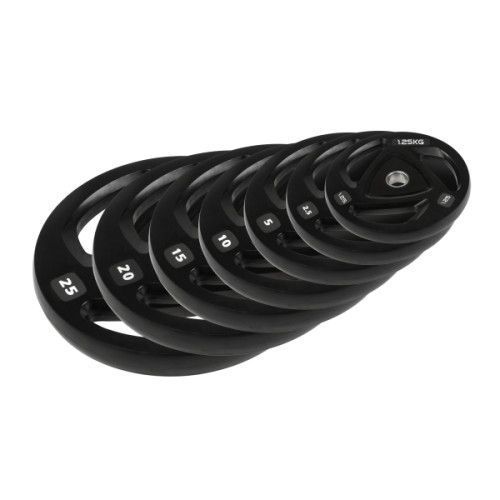 Диск олімпійський гумовий чорний Generation Fitness RCP17-1,25 кг RCP17-1,25 фото