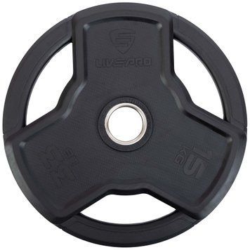 Олимпийский обрезиненный диск 1.25 кг LiveUp LP8330-1_25 LP8330-1_25 фото