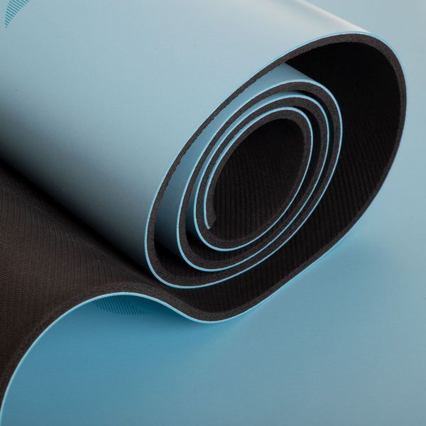 Мат для йоги Generation Fitness 183х68х0,6 см светло-синий FF22D2C Light Blue фото