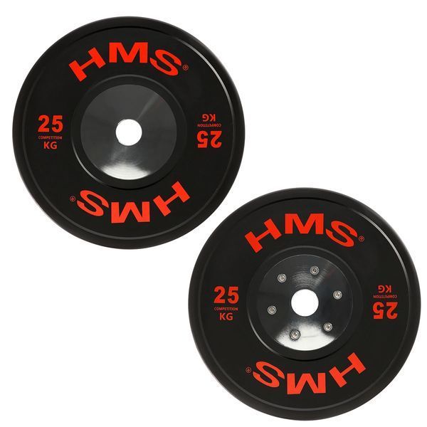 Набір бамперних дисків HMS BTBR SET 10-25 кг - 8 шт BTBR фото