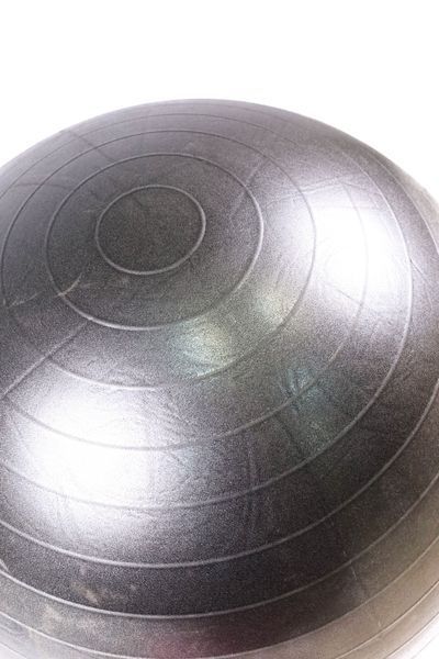М'яч для фітнесу Generation Fitness Anti-Burst FF-65 Silver з насосом FF-65 Silver фото