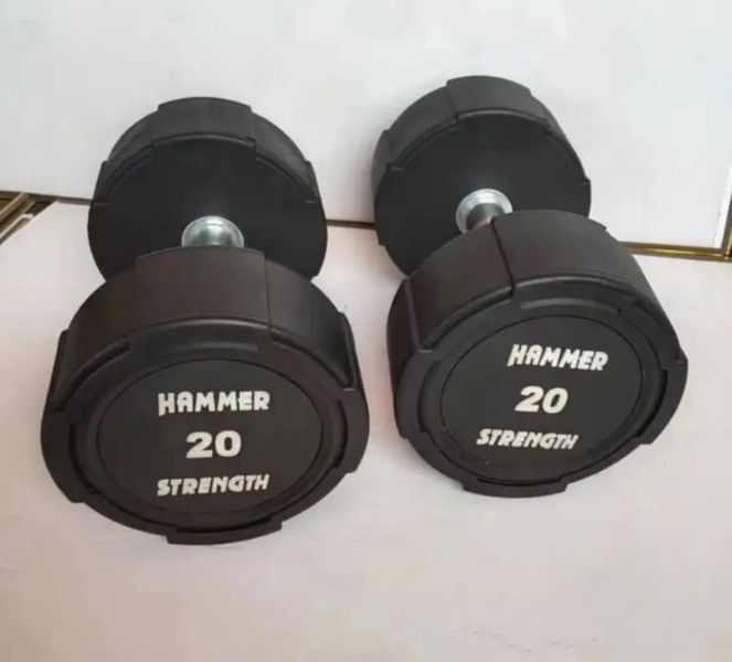 Гантельний ряд 12.5-30 кг Hammer Strength TPU (8 пар) 340 кг FF12.5-30TPU фото
