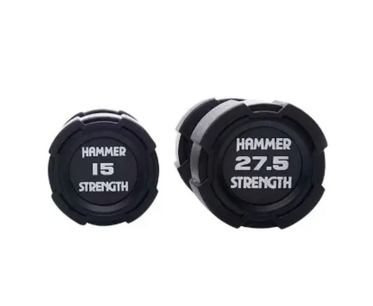 Гантельний ряд 12.5-30 кг Hammer Strength TPU (8 пар) 340 кг FF12.5-30TPU фото