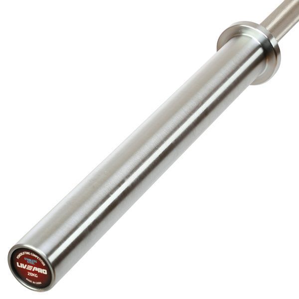 Гриф олімпійський для пауерліфтингу IPF LiveUp LP8370 - 220 см (з підшипником) LP8370 фото
