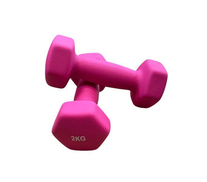 Гантель для фитнеса с неопреновым покрытием Generation Fitness FF51D4A-2kg (горячо-розовый) FF51D4A-2kg hot pink фото