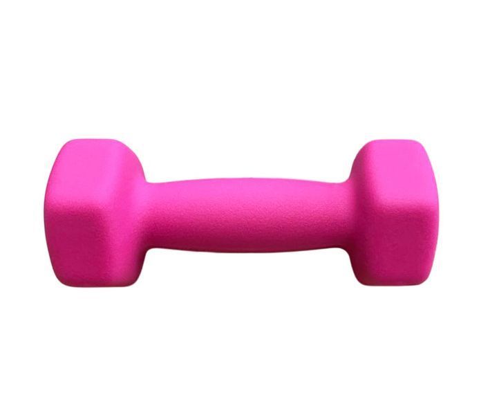 Гантель для фитнеса с неопреновым покрытием Generation Fitness FF51D4A-2kg (горячо-розовый) FF51D4A-2kg hot pink фото