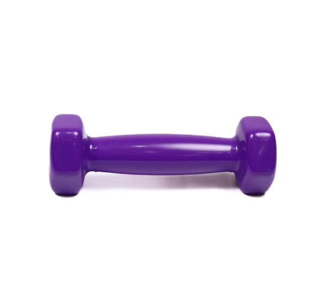 Гантель для фитнеса с виниловым покрытием Generation Fitness FF51D3A-0.5kg (фиолетовый) FF51D3A-0.5kg violet фото