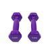 Гантель для фитнеса с виниловым покрытием Generation Fitness FF51D3A-0.5kg (фиолетовый) FF51D3A-0.5kg violet фото 3