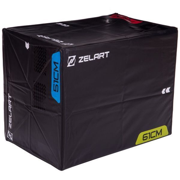 Пліометричний бокс (тумба для кросфіту) Zelart TA-3276 Plyobox Record 51-61-76см TA-3276 фото