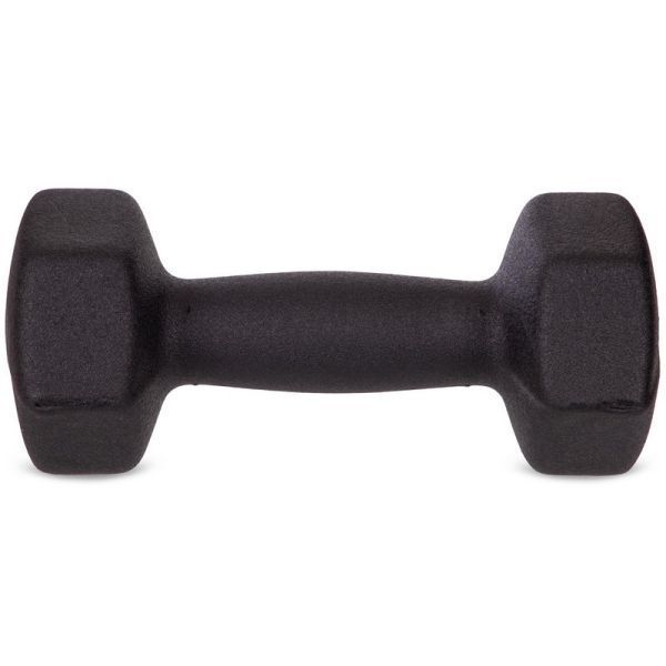 Гантель для фітнесу з неопреновим покриттям Generation Fitness FF51D4A-0.5kg (чорний) FF51D4A-0.5kg black фото