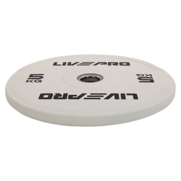 Обрезиненный бамперный диск для кроссфита 5 кг LiveUp LP8332-5  LP8332-5  фото