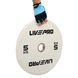 Обрезиненный бамперный диск для кроссфита 5 кг LiveUp LP8332-5  LP8332-5  фото 7