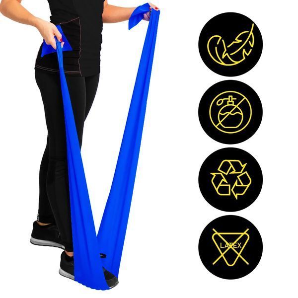 Лента-эспандер 6-9 кг 200х15х0.4 см S blue Generation Fitness S blue фото