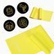 Стрічка-еспандер 9-12 кг 200х15х0.5 см M yellow Generation Fitness M yellow фото 3