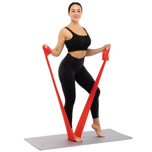 Лента-эспандер 12-15 кг 200х15х0.6 см L red Generation Fitness L red фото