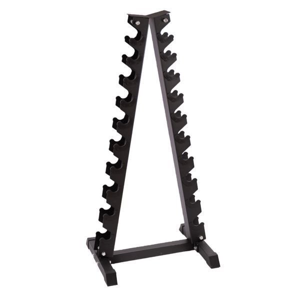 Гантельний ряд 1-10 кг Generation Fitness D-03 зі стійкою DR-17 D-03+DR-17 фото