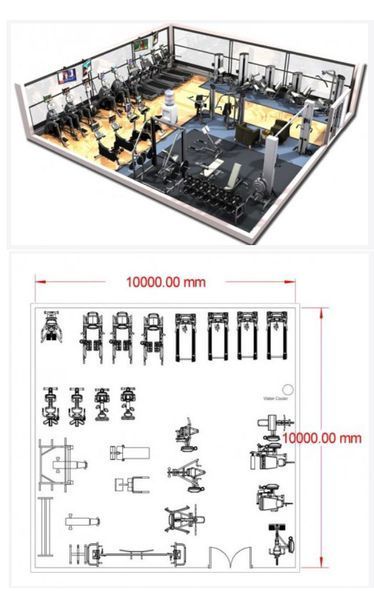 Тренажерний зал 100 м&sup2; Тренажерний зал 100 м&sup2; фото