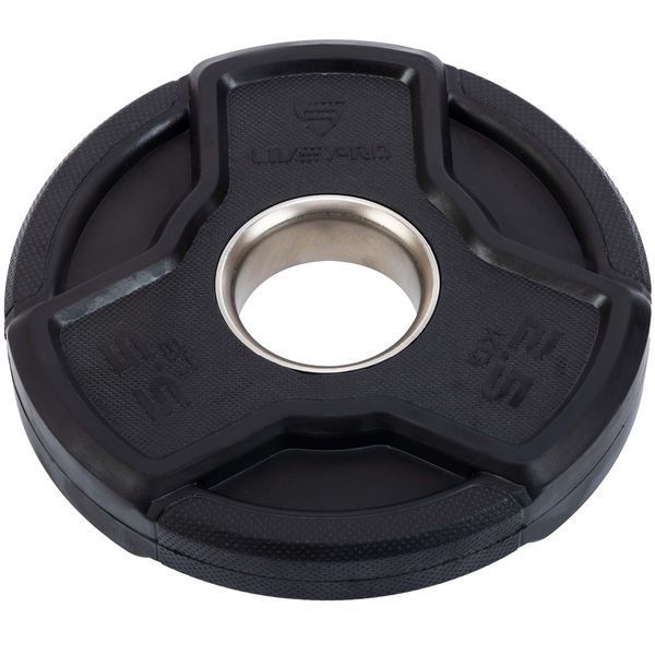 Олимпийский обрезиненный диск 2.5 кг LiveUp LP8330-2_5 LP8330-2_5 фото
