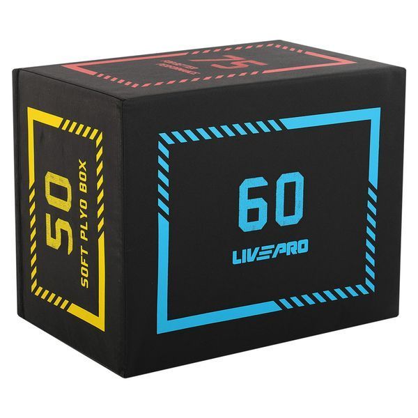 Плиометрический бокс (тумба для кроссфита) LiveUp LP8155 Soft Plyobox 50х60х75см LP8155 фото