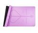 Мат для йоги Generation Fitness 183х68х0,6 см фіолетовий FF22D2C Purple фото 1