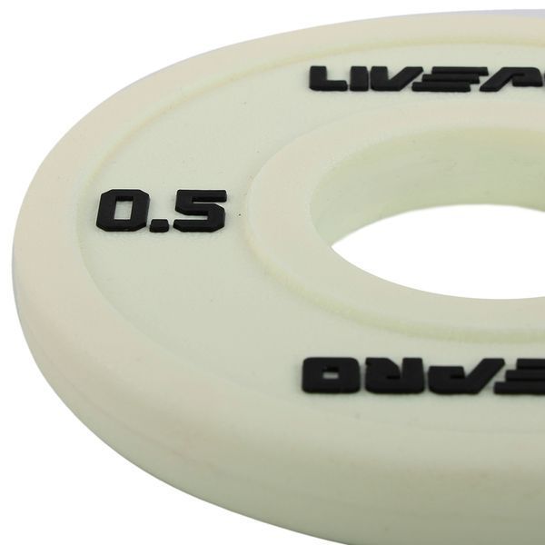 Олімпійський уретановий диск 0.5 кг LiveUp LP8028-0_5 LP8028-0_5 фото