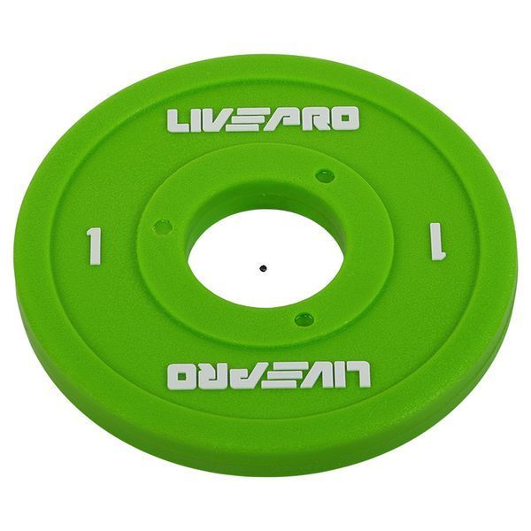 Олімпійський уретановий диск 1 кг LiveUp LP8028-1 LP8028-1 фото