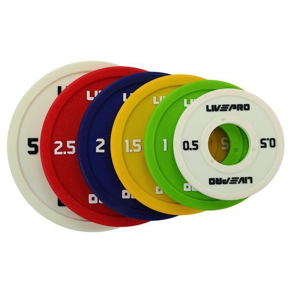 Олімпійський уретановий диск 1 кг LiveUp LP8028-1 LP8028-1 фото