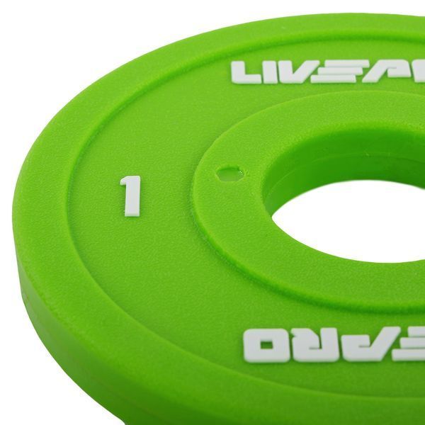 Олімпійський уретановий диск 1 кг LiveUp LP8028-1 LP8028-1 фото