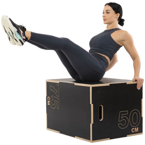 Плиометрический бокс (тумба для кроссфита) Generation Fitness FF32G4A 50/61/76см (черный) FF32G4A фото
