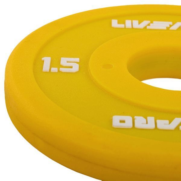 Олимпийский уретановый диск 1.5 кг LiveUp LP8028-1_5 LP8028-1_5 фото